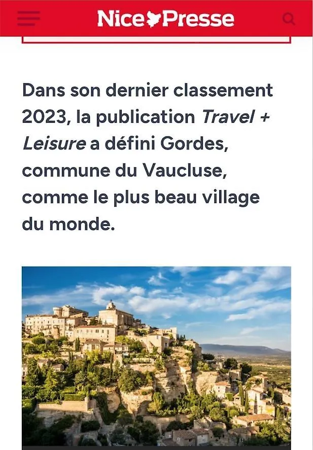 Appartement La Perle De Gordes